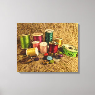 Sewing Supplies Canvas Print