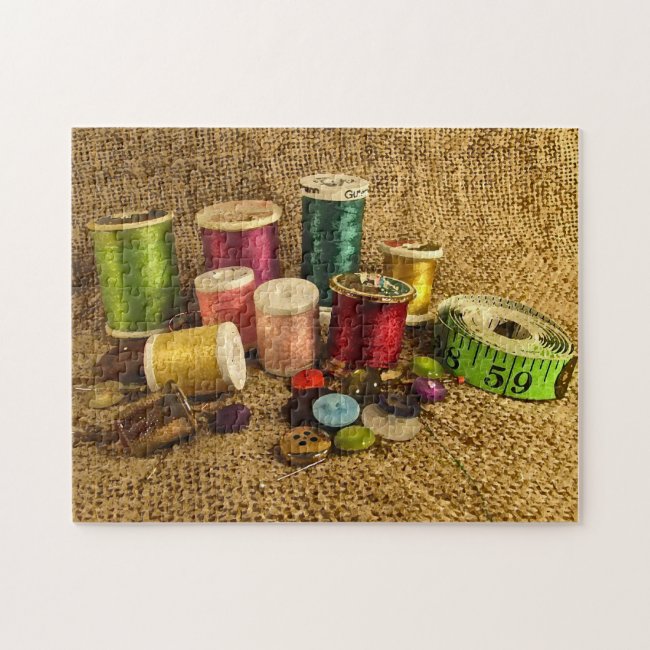 Sewing Supplies Jigsaw Puzzle