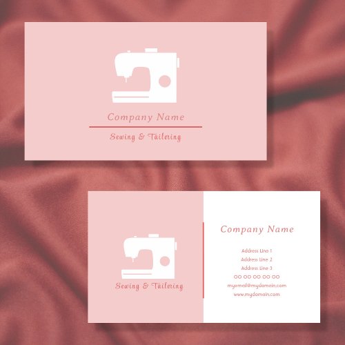 Sewing  Tailoring Business Card