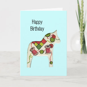 Sewing Theme Birthday Card