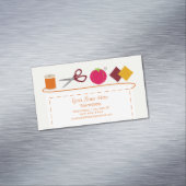 Sewing Theme Magnetic Business Card (In Situ)