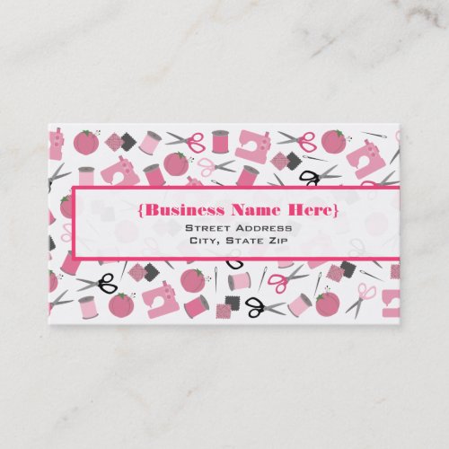 Sewing Themed Business Card