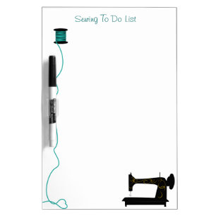 Sewing Themed Dry Erase Board
