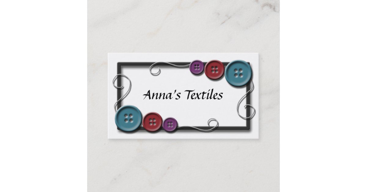 Sewing Thread Business Cards | Zazzle