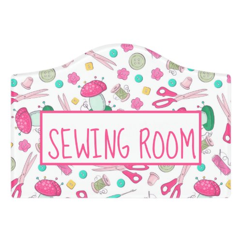 Sewing Time Door Sign