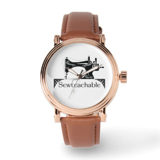 Sewteachable eWatch Watch (Brown)