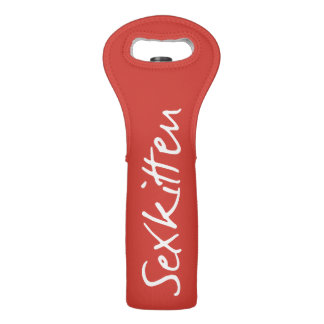 Sex Kitten Wine Bottle Tote Wine Bag