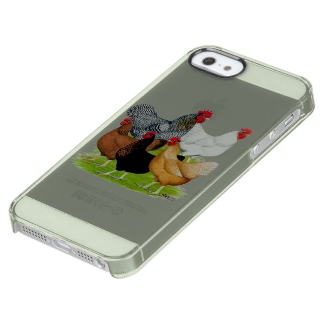 Sex-linked Chickens Quintet Uncommon iPhone Case (Bottom)