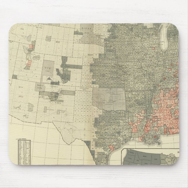 Sexes by counties mouse pad (Front)