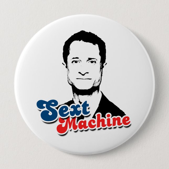 SEXT MACHINE PINBACK BUTTON (Front)