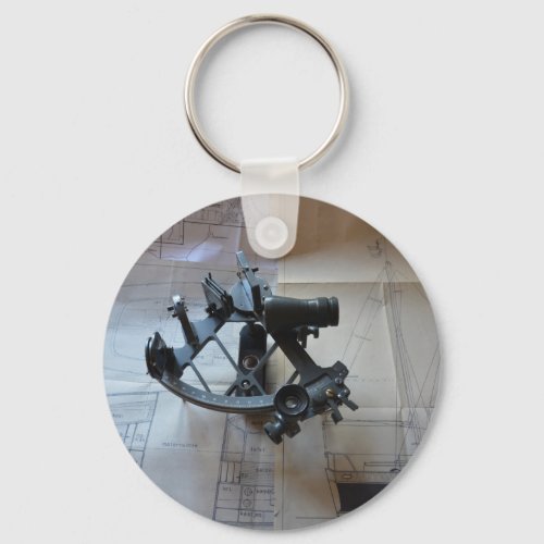 Sextant For Celestial Navigation Keychain