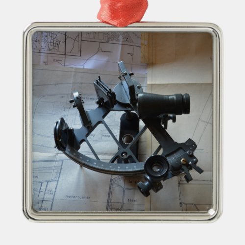 Sextant For Celestial Navigation Metal Ornament