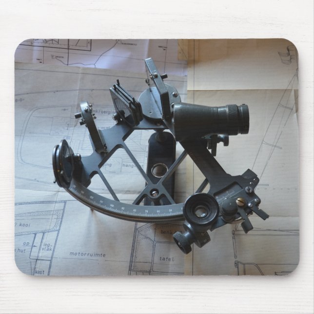 Sextant For Celestial Navigation Mouse Pad (Front)