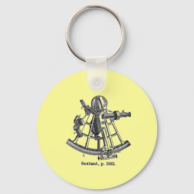 Sextant Keychain (Front)