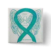 Sexual Assault Awareness Angel Ribbon Pin