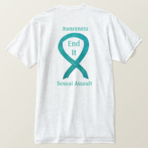 Sexual Assault Awareness Ribbon Custom Shirts