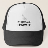 Funny Lawn Mower I Fought the Lawn Grass Mowing Trucker Hat, Zazzle