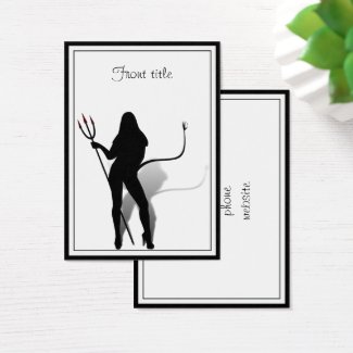 Sexy Bad Girl Silhouette