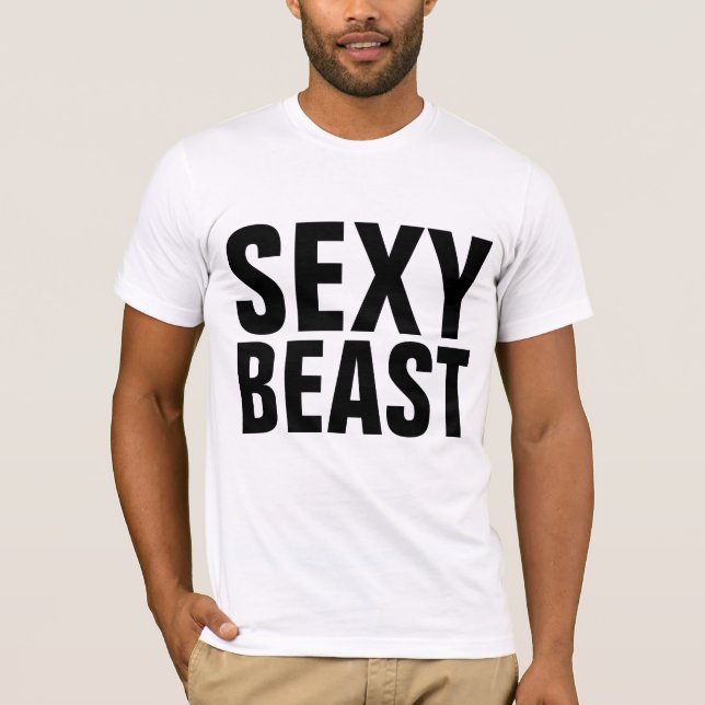 SEXY BEAST T-SHIRTS MENS T-SHIRT (Front)