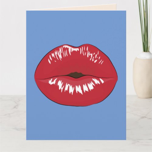 SEXY BIRTHDAY LIPS HUSBAND BIRTHDAY BIG Cards