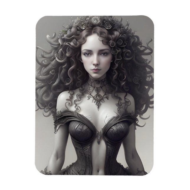 Sexy Black Lingerie Magnet (Vertical)