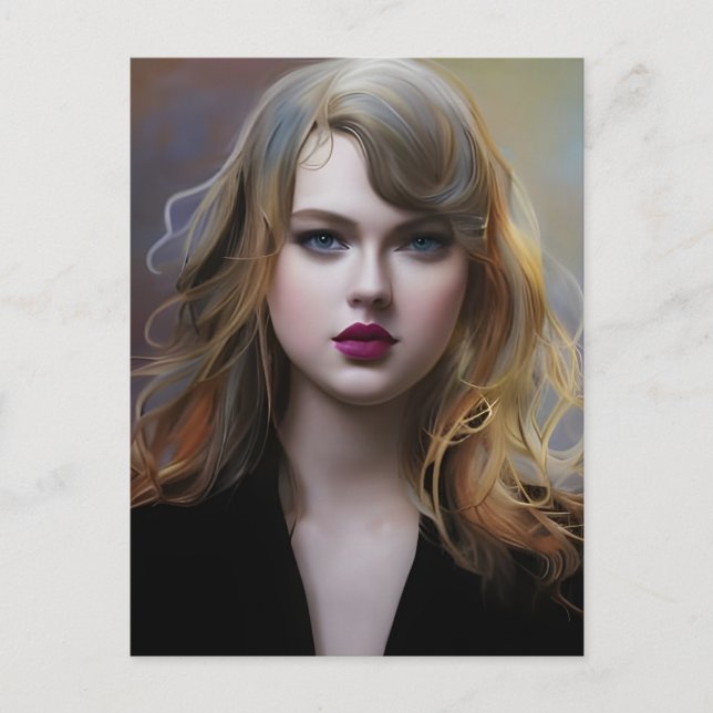 Sexy Blonde Postcard (Front)