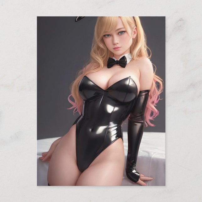 Sexy Blonde Postcard (Front)