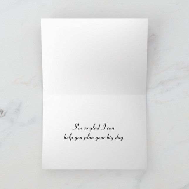 Sexy Brunette Pinup Girl Bachelorette Party Card (Inside)