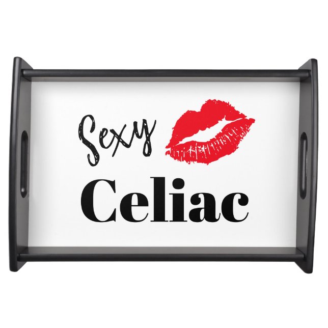 Sexy Celiac Fun Serving Tray (Front)