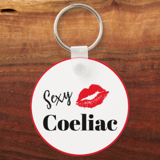 Sexy Coeliac Fun Keychain