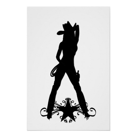 Sexy Cowgirl Poster