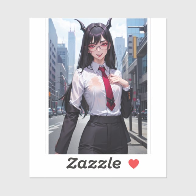 Sexy Demon, Mature Business Demon Sticker (Sheet)