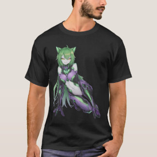 Sexy Devilish Anime Catgirl T-Shirt