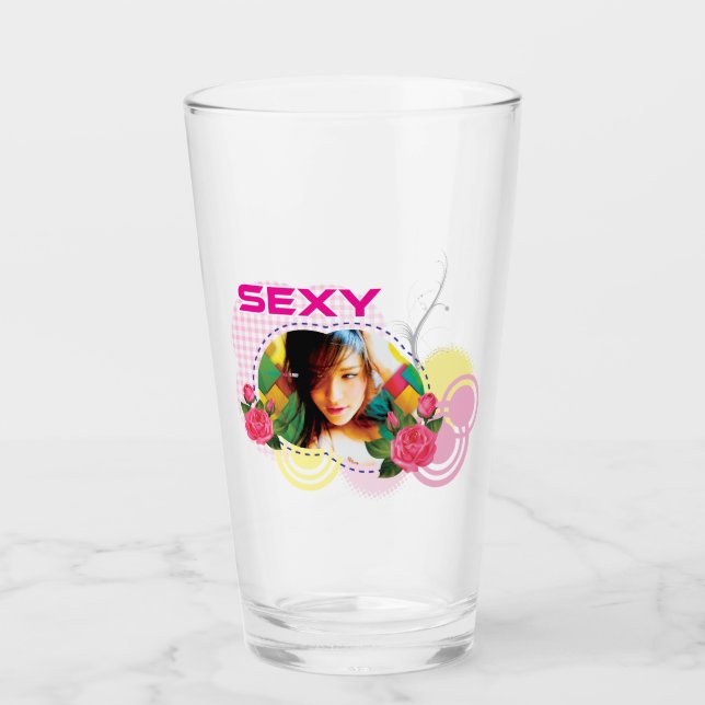 Sexy Drinkware Glass (Front)