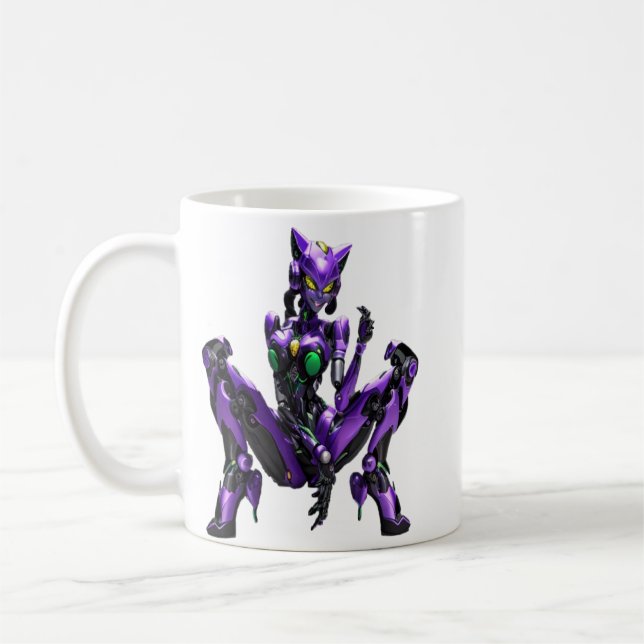    Sexy evangelion catgirl android Coffee Mug (Left)