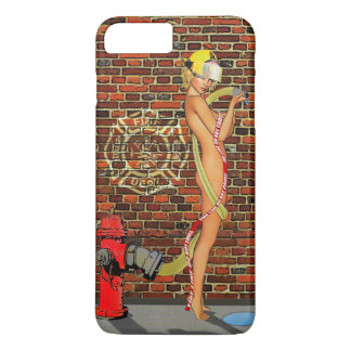 Sexy Firefighter PinUp iPhone 8 Plus/7 Plus Case