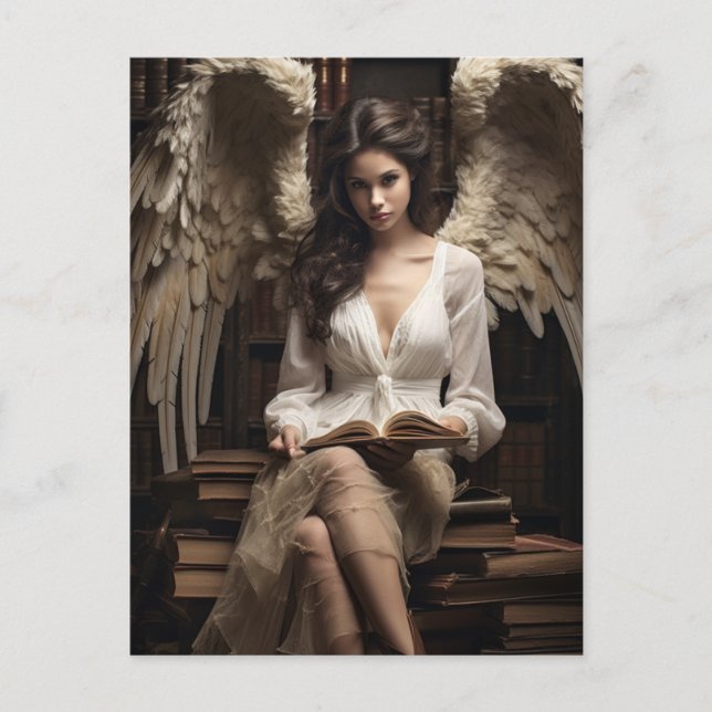 Sexy librarian  postcard (Front)