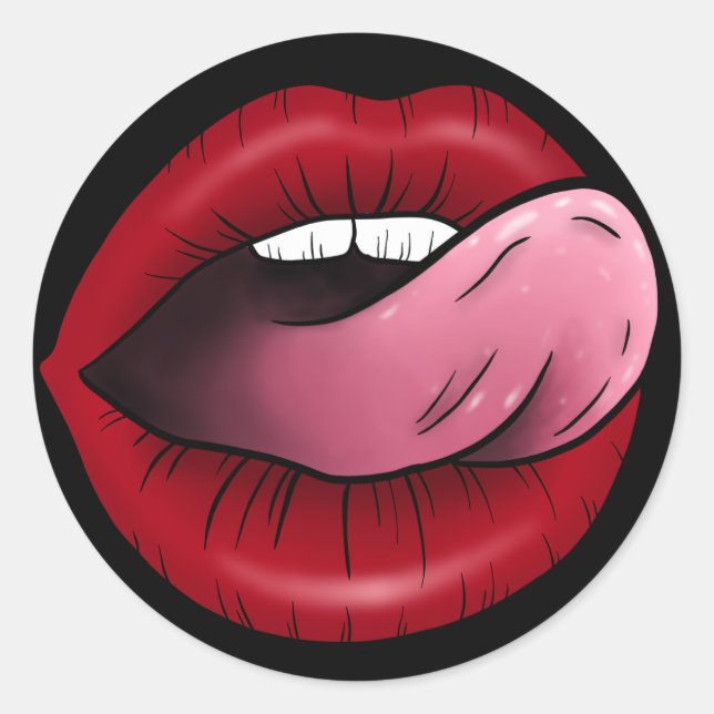 Sexy Lips Sticker (Front)