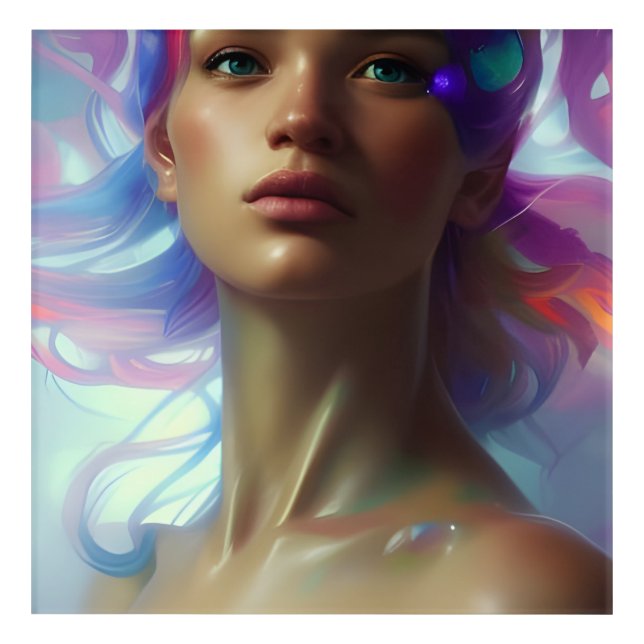 Sexy Mermaid Acrylic Print (Front)