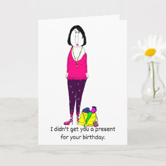 Sexy Millennial Sarcastic Birthday Card