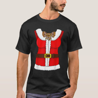 Sexy Mrs Santa Claus Costume Women Novelty Christm T-Shirt