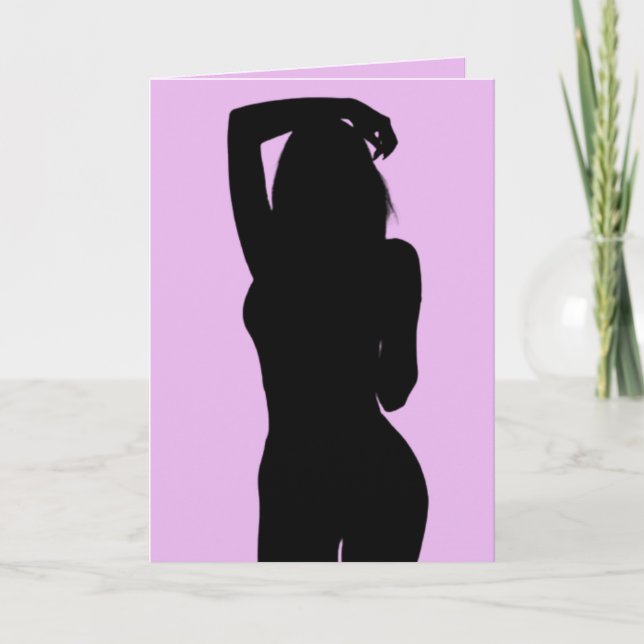 SEXY NAUGHTY BIRTHDAY CARD FOR HUSBAND HIM (Front)