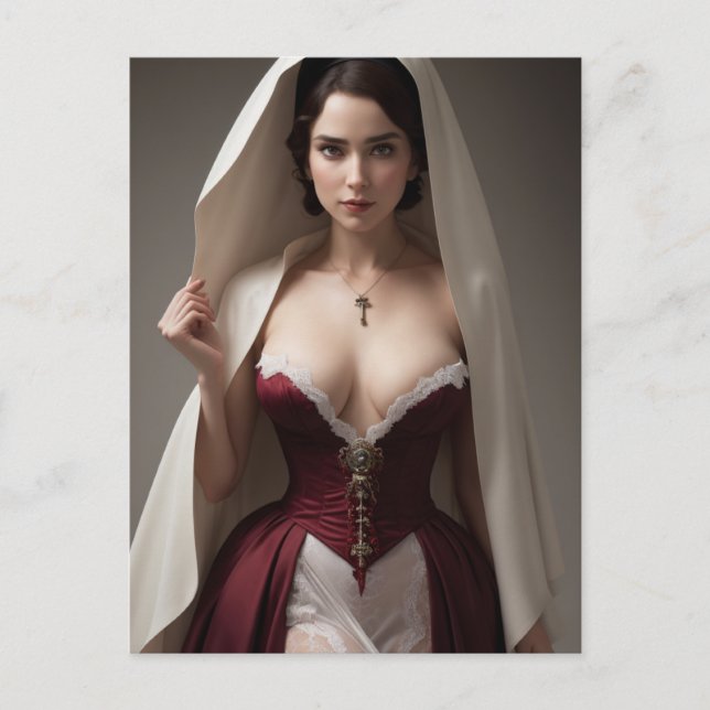 Sexy Nun Postcard (Front)
