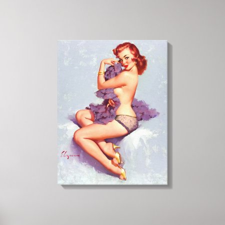 Sexy Pin Up Canvas Print