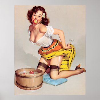Sexy Pin Up Poster by RetroAndVintage at Zazzle
