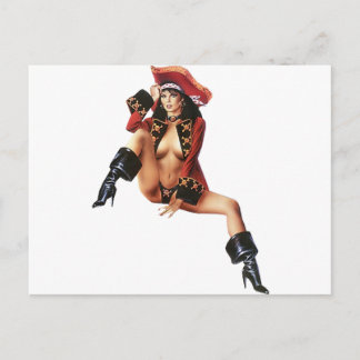 Sexy Pirate Postcard