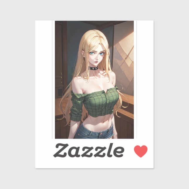 Sexy Village Girl Sticker (Sheet)