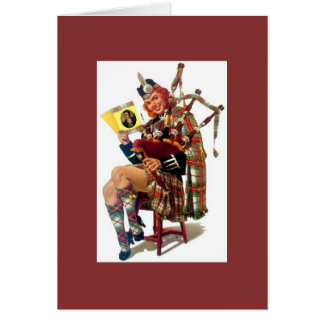 Sexy Vintage Scottish Pinup with Robert Burns Cards