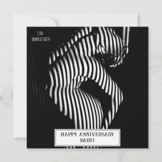 Sexy Wedding Anniversary Naughty Invitation