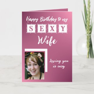Sexy wife add photo pink birthday